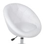 White synthetic leather bar stool by vidaXL, Kitchen stools - Ref: Foro24-240448, Price: 103,48 €, Discount: %