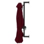 Wall-mounted umbrella with metal bar 300 cm burgundy by vidaXL, Umbrellas - Ref: Foro24-47298, Price: 92,99 €, Discount: %