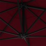 Wall-mounted umbrella with metal bar 300 cm burgundy by vidaXL, Umbrellas - Ref: Foro24-47298, Price: 92,99 €, Discount: %