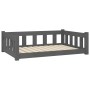 Cama para perros madera maciza de pino gris 95,5x65,5x28 cm de vidaXL, Camas para perros - Ref: Foro24-820199, Precio: 105,16...