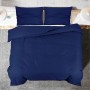 Navy blue light microfiber duvet cover set 140x200 cm by vidaXL, Duvet covers - Ref: Foro24-136010, Price: 16,37 €, Discount: %