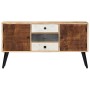 Solid mango wood sideboard 118x30x62 cm by vidaXL, Sideboards - Ref: Foro24-282877, Price: 280,57 €, Discount: %