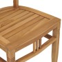 Silla de jardín 2 unidades madera maciza de teca de vidaXL, Sillas de jardín - Ref: Foro24-49433, Precio: 226,91 €, Descuento: %