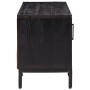 Massives Kiefernholz TV-Möbel schwarz 90x30x40 cm von vidaXL, TV-Möbel - Ref: Foro24-349916, Preis: 111,44 €, Rabatt: %