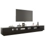 TV cabinet with LED lights black 300x35x40 cm by vidaXL, TV Furniture - Ref: Foro24-3081925, Price: 196,77 €, Discount: %