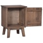 Mesita de noche de madera maciza de teca 40x30x53 cm de vidaXL, Mesitas de noche - Ref: Foro24-288296, Precio: 107,09 €, Desc...