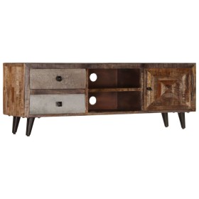 Solid mango wood TV cabinet 118x30x40 cm by vidaXL, TV Furniture - Ref: Foro24-247330, Price: 253,05 €, Discount: %