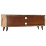 Solid mango wood TV cabinet 118x30x40 cm by vidaXL, TV Furniture - Ref: Foro24-247330, Price: 253,99 €, Discount: %