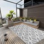 Gray PP outdoor rug 140x200 cm by vidaXL, Outdoor protectors - Ref: Foro24-317010, Price: 30,40 €, Discount: %