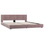 Cama con colchón viscoelástico terciopelo rosa 160x200 cm de vidaXL, Camas y somieres - Ref: Foro24-278140, Precio: 474,70 €,...