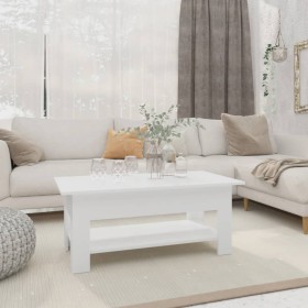 White engineered wood coffee table 102x55x42 cm by vidaXL, Coffee table - Ref: Foro24-810253, Price: 56,18 €, Discount: %