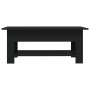 Mesa de centro madera de ingeniería negra 102x55x42 cm de vidaXL, Mesas de centro - Ref: Foro24-810254, Precio: 58,88 €, Desc...