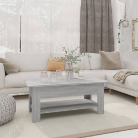 Engineered wood Sonoma gray coffee table 102x55x42 cm by vidaXL, Coffee table - Ref: Foro24-813075, Price: 58,99 €, Discount: %