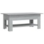 Mesa de centro madera de ingeniería gris Sonoma 102x55x42 cm de vidaXL, Mesas de centro - Ref: Foro24-813075, Precio: 58,88 €...