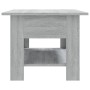 Engineered wood Sonoma gray coffee table 102x55x42 cm by vidaXL, Coffee table - Ref: Foro24-813075, Price: 58,99 €, Discount: %