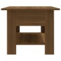 Mesa de centro madera de ingeniería marrón roble 102x55x42 cm de vidaXL, Mesas de centro - Ref: Foro24-813076, Precio: 60,60 ...