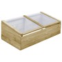 Invernadero de madera de pino impregnada 2 uds 100x50x35 cm de vidaXL, Invernaderos - Ref: Foro24-3055329, Precio: 140,29 €, ...