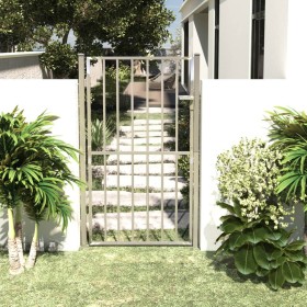 Stainless steel garden gate 100x180 cm by vidaXL, garden gates - Ref: Foro24-316853, Price: 216,99 €, Discount: %