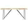 Mesa de comedor de madera maciza de mango 180x90x76 cm de vidaXL, Mesas de cocina y de comedor - Ref: Foro24-282880, Precio: ...