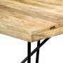 Mesa de comedor de madera maciza de mango 180x90x76 cm de vidaXL, Mesas de cocina y de comedor - Ref: Foro24-282880, Precio: ...