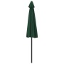 Sombrilla de balcón semicircular palo aluminio verde 270x144cm de vidaXL, Sombrillas - Ref: Foro24-44588, Precio: 47,48 €, De...