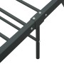 Gray metal bed frame 100x200 cm by vidaXL, Beds and slatted bases - Ref: Foro24-284685, Price: 77,42 €, Discount: %