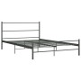 Estructura de cama de metal gris 120x200 cm de vidaXL, Camas y somieres - Ref: Foro24-284686, Precio: 82,99 €, Descuento: %