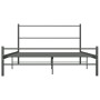 Estructura de cama de metal gris 120x200 cm de vidaXL, Camas y somieres - Ref: Foro24-284686, Precio: 82,99 €, Descuento: %