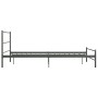 Estructura de cama de metal gris 120x200 cm de vidaXL, Camas y somieres - Ref: Foro24-284686, Precio: 82,99 €, Descuento: %