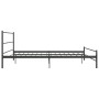 Estructura de cama de metal gris 200x200 cm de vidaXL, Camas y somieres - Ref: Foro24-284687, Precio: 115,78 €, Descuento: %