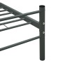 Estructura de cama de metal gris 200x200 cm de vidaXL, Camas y somieres - Ref: Foro24-284687, Precio: 115,78 €, Descuento: %