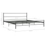 Estructura de cama de metal gris 200x200 cm de vidaXL, Camas y somieres - Ref: Foro24-284687, Precio: 115,78 €, Descuento: %