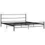 Schwarzer Metallbettrahmen 200x200 cm von vidaXL, Betten und Lattenroste - Ref: Foro24-284691, Preis: 125,60 €, Rabatt: %