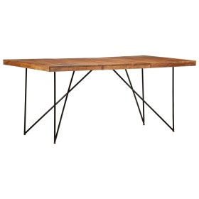 Akazienholz Massivholz Esstisch 180x90x76 cm von vidaXL, Küchen- und Esstische - Ref: Foro24-282881, Preis: 348,99 €, Rabatt: %