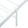 Estructura de cama de metal blanco 100x200 cm de vidaXL, Camas y somieres - Ref: Foro24-284693, Precio: 68,99 €, Descuento: %