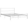 White metal bed frame 120x200 cm by vidaXL, Beds and slatted bases - Ref: Foro24-284694, Price: 106,87 €, Discount: %