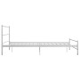 Bettgestell aus weißem Metall, 120 x 200 cm von vidaXL, Betten und Lattenroste - Ref: Foro24-284694, Preis: 106,87 €, Rabatt: %