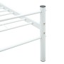 Estructura de cama de metal blanco 120x200 cm de vidaXL, Camas y somieres - Ref: Foro24-284694, Precio: 106,87 €, Descuento: %