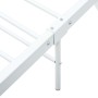 Estructura de cama de metal blanco 120x200 cm de vidaXL, Camas y somieres - Ref: Foro24-284694, Precio: 106,87 €, Descuento: %