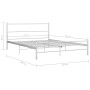 White metal bed frame 120x200 cm by vidaXL, Beds and slatted bases - Ref: Foro24-284694, Price: 106,87 €, Discount: %