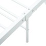 Estructura de cama de metal blanca 90x200 cm de vidaXL, Camas y somieres - Ref: Foro24-284692, Precio: 83,47 €, Descuento: %