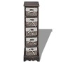 Shelf with 5 brown wooden woven baskets by vidaXL, Lockers and storage cabinets - Ref: Foro24-240801, Price: 108,19 €, Discou...