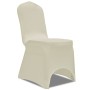 Set of 6 Fitted Chair Covers, Cream by vidaXL, Covers - Ref: Foro24-241199, Price: 27,41 €, Discount: %