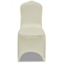 Set of 6 Fitted Chair Covers, Cream by vidaXL, Covers - Ref: Foro24-241199, Price: 27,41 €, Discount: %