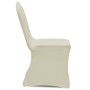 Set of 6 Fitted Chair Covers, Cream by vidaXL, Covers - Ref: Foro24-241199, Price: 27,41 €, Discount: %