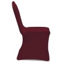 Set of 6 Fitted Chair Covers, Burgundy Red by vidaXL, Covers - Ref: Foro24-241200, Price: 24,65 €, Discount: %