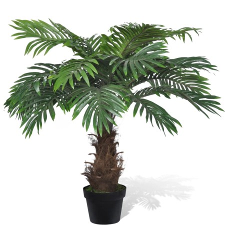 Árbol palmera artificial Cycus con macetero 80 cm de vidaXL, Flora artificial - Ref: Foro24-241354, Precio: 50,78 €, Descuent...