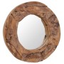 Round teak decorative mirror 60 cm by vidaXL, Mirrors - Ref: Foro24-244560, Price: 124,99 €, Discount: %