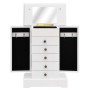 Jewelry box with MDF mirror 25x13.5x34 cm by vidaXL, Jewelry stands - Ref: Foro24-245753, Price: 56,69 €, Discount: %