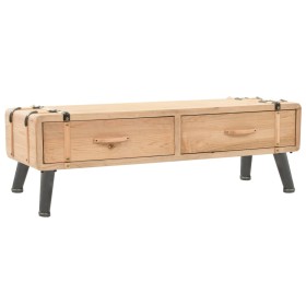 Solid fir wood TV cabinet 120x33x35 cm by vidaXL, TV Furniture - Ref: Foro24-245773, Price: 131,59 €, Discount: %